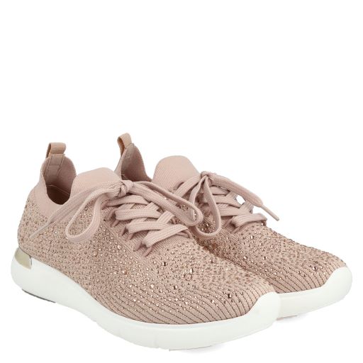 010123 — SNEAKERS IN FLYKNIT MOSCOW DIAMOND NUDE