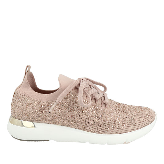 010123 — SNEAKERS IN FLYKNIT MOSCOW DIAMOND NUDE