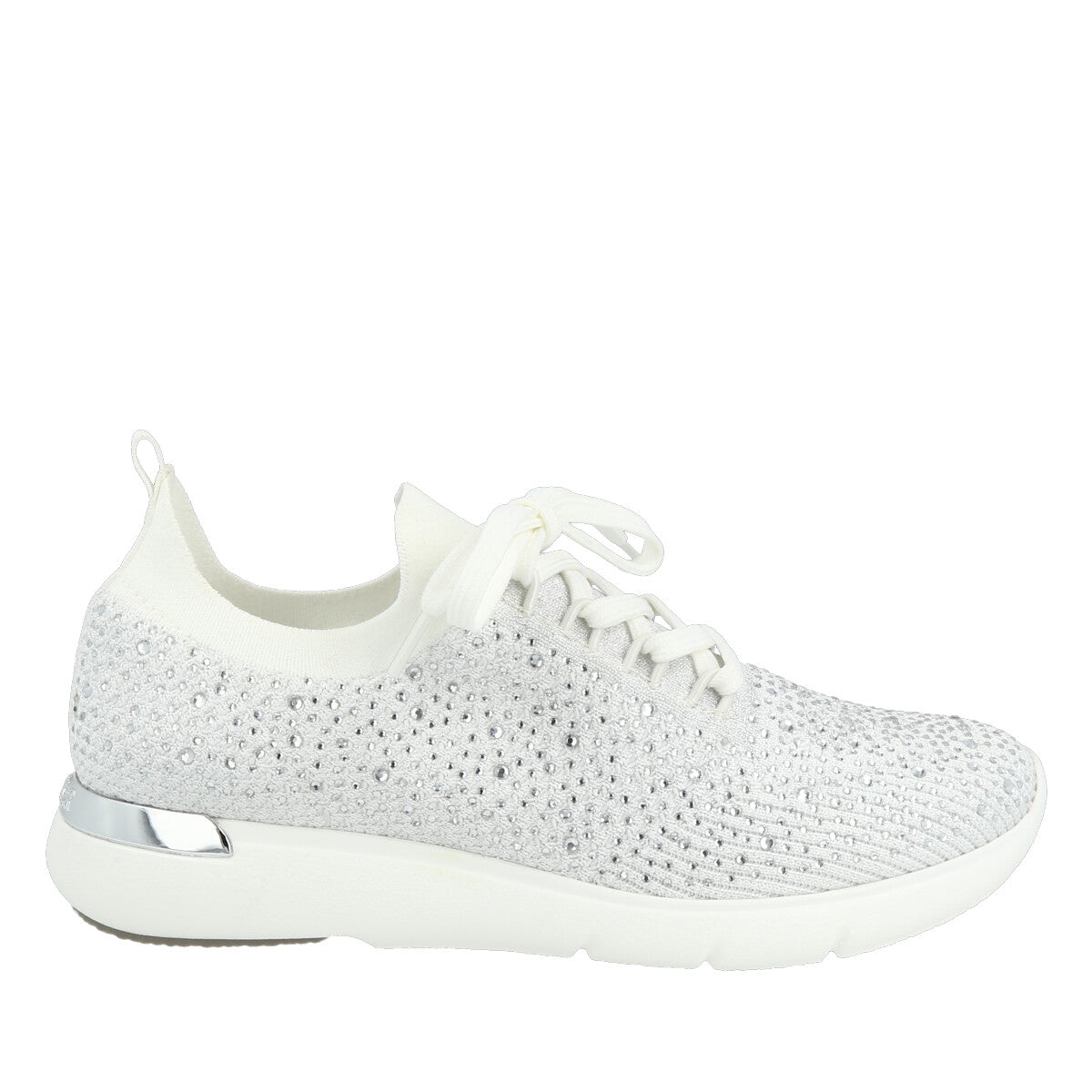 020123 — SNEAKERS IN FLYKNIT MOSCOW DIAMOND SILVER