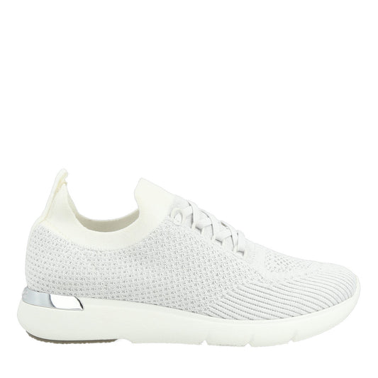 070120WHTSLV — SNEAKERS IN FLYKNIT MOSCOW EL WHITE/SILVERLACK