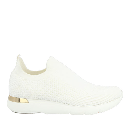 080122WHT — SNEAKERS IN FLYKNIT HAVANA WHITE