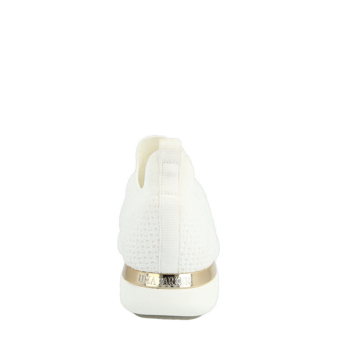 080122WHT — SNEAKERS IN FLYKNIT HAVANA WHITE