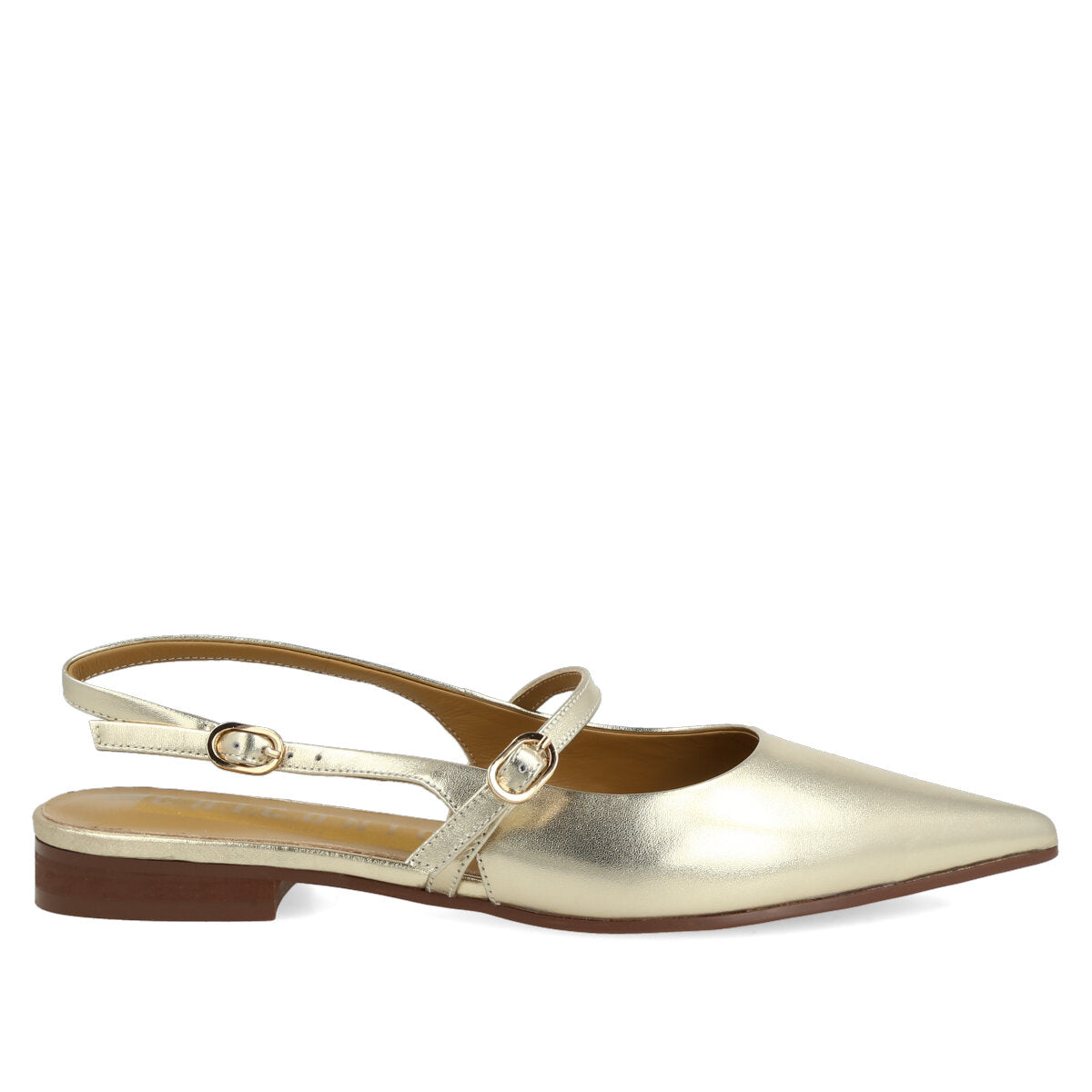 002.01.7MT.GLD — DECOLTE' IN NAPPA METAL ORO