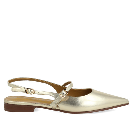 002.01.7MT.GLD — DECOLTE' IN NAPPA METAL ORO
