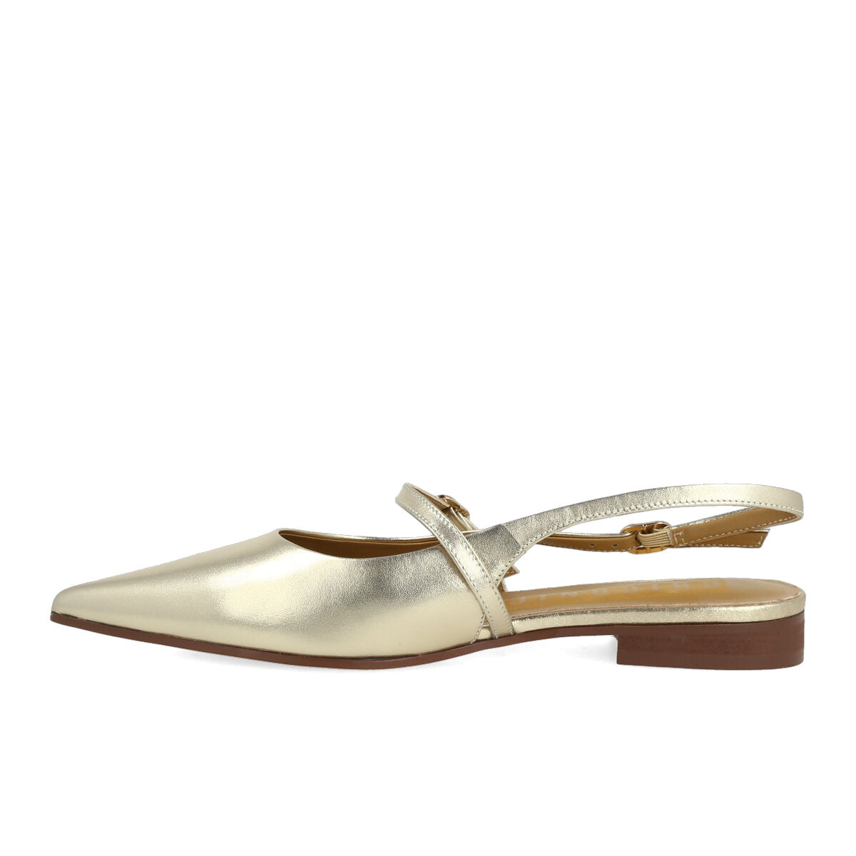 002.01.7MT.GLD — DECOLTE' IN NAPPA METAL ORO