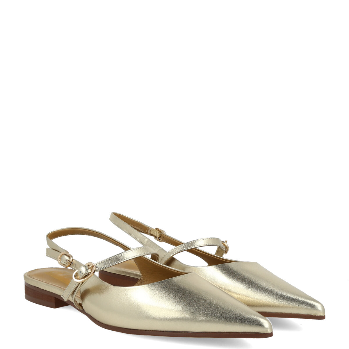 002.01.7MT.GLD — DECOLTE' IN NAPPA METAL ORO