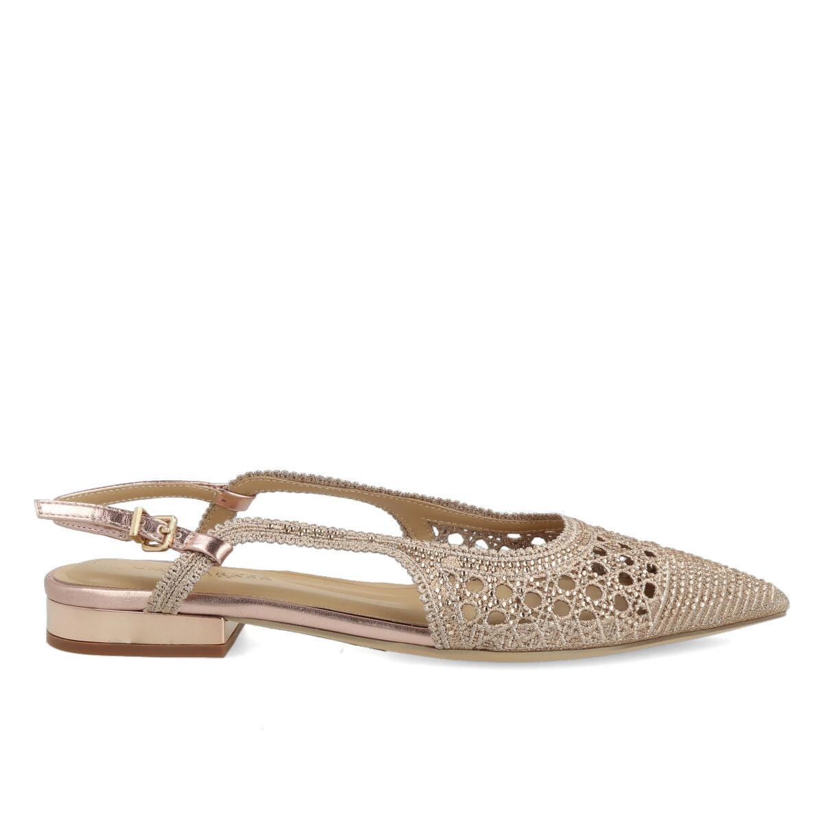 1033.01.7TR.RGLD — CHANEL IN TRAFORATO STRASS ORO ROSA