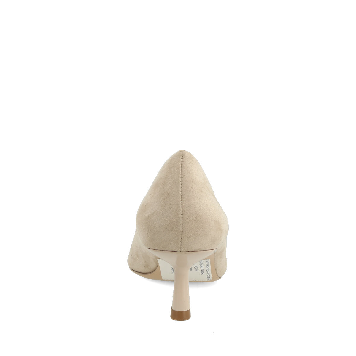 1011.01.7S.BG — DECOLTE' IN CAMOSCIO ECO BEIGE