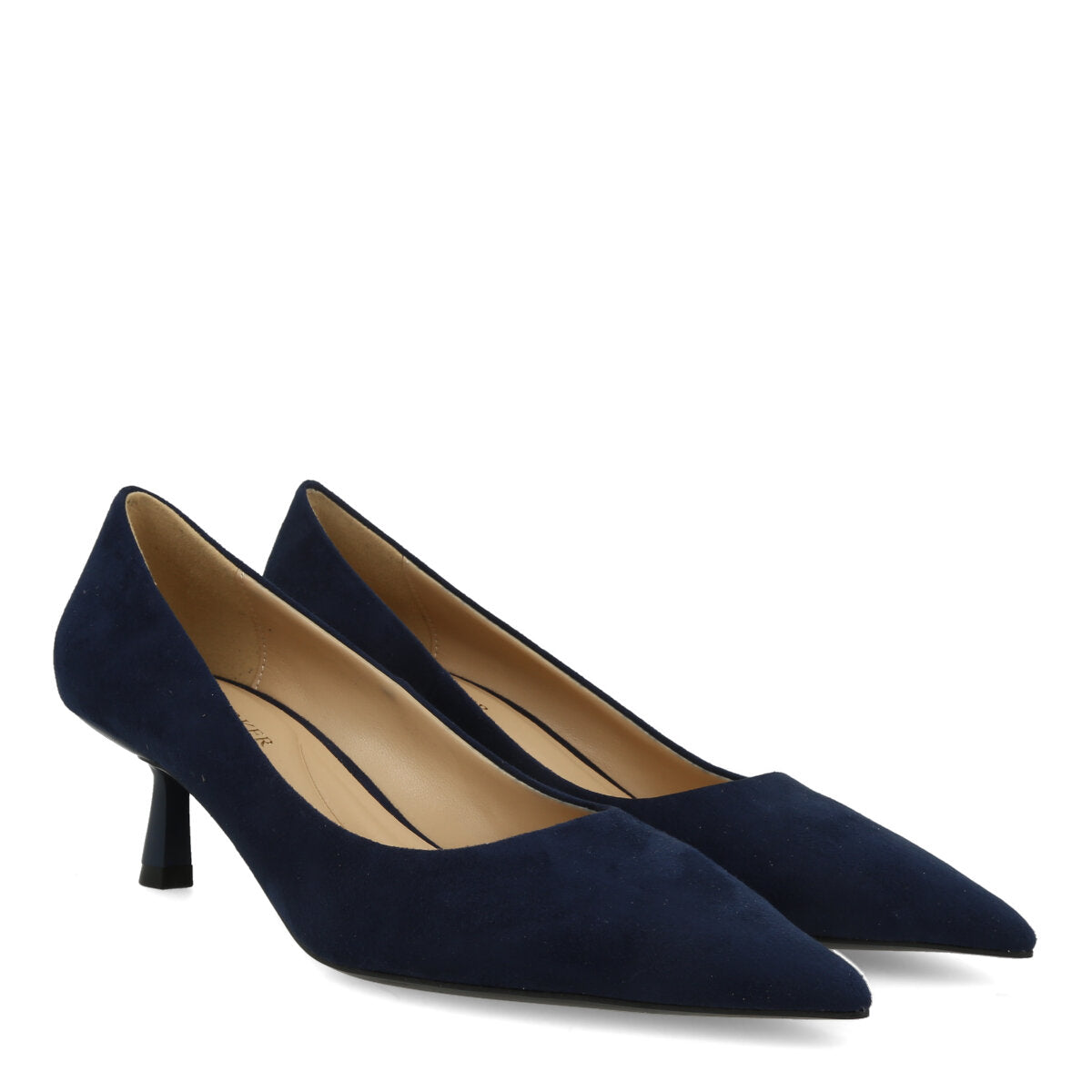 1011.01.7S.NVY — DECOLTE' IN CAMOSCIO ECO NAVY