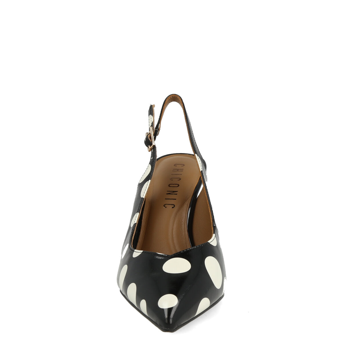008.01.7VR.PBLK — CHANEL IN VERNICE POIS  NERO