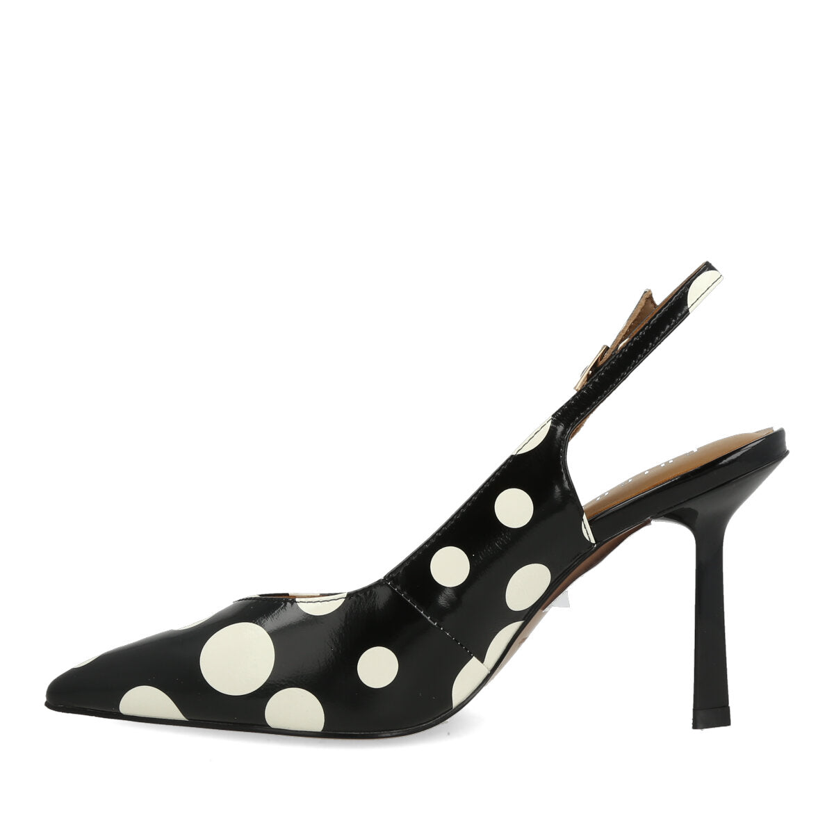 008.01.7VR.PBLK — CHANEL IN VERNICE POIS  NERO