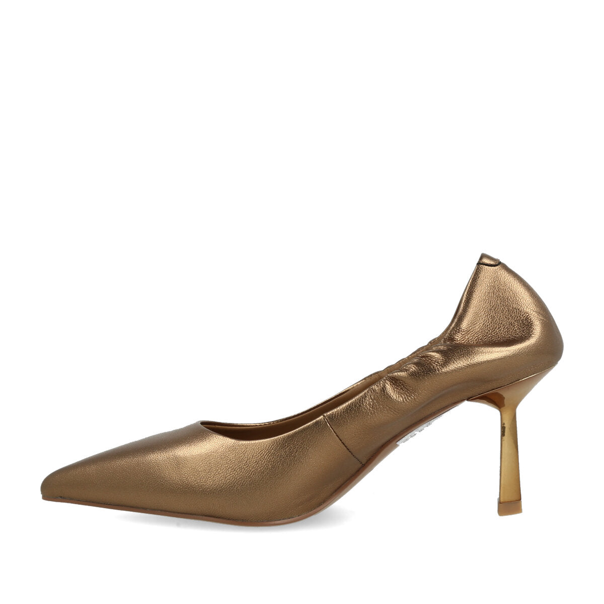 010.01.7MT.BRZ — DECOLTE' IN NAPPA METAL BRONZO