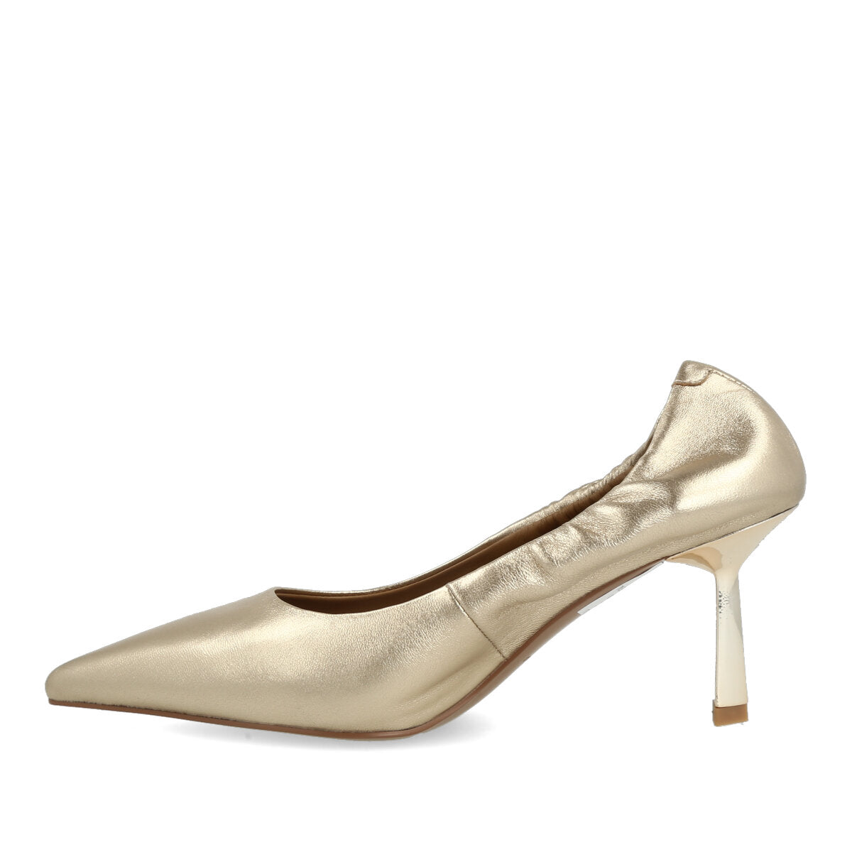 010.01.7MT.GLD — DECOLTE' IN NAPPA METAL ORO