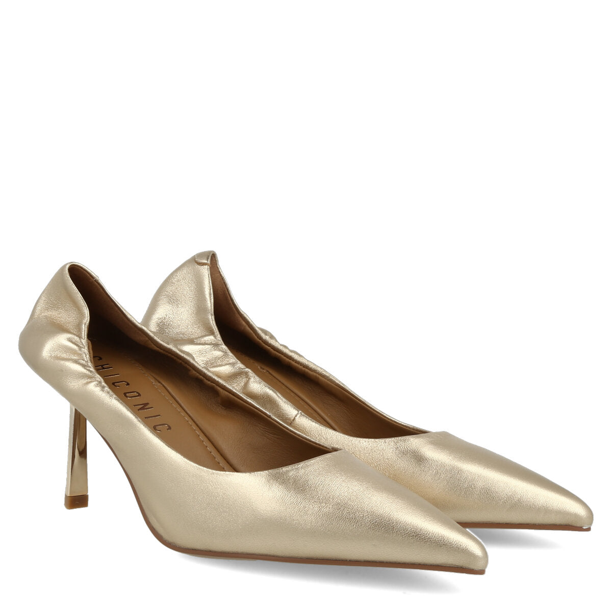 010.01.7MT.GLD — DECOLTE' IN NAPPA METAL ORO