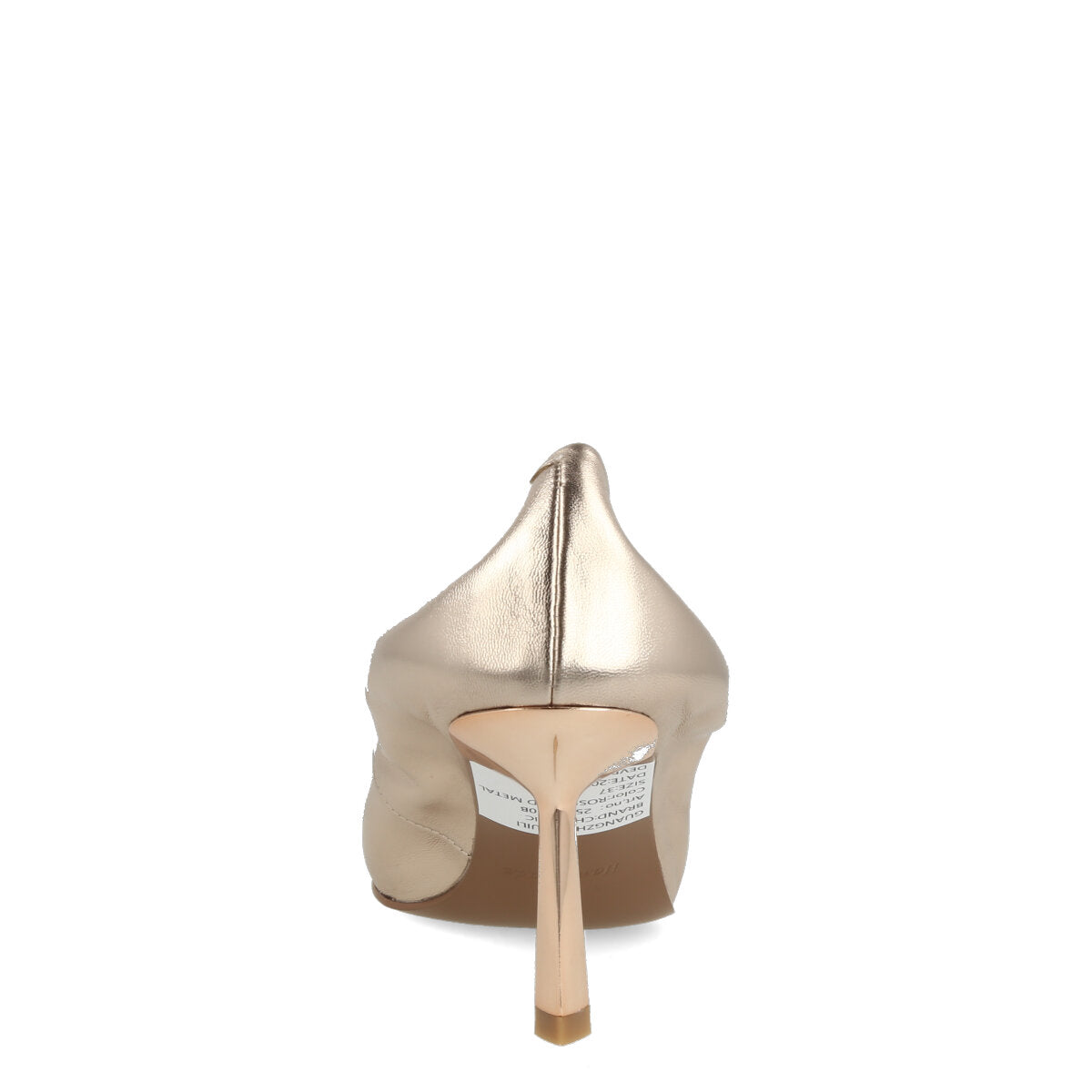 010.01.7MT.RGLD — DECOLTE' IN NAPPA METAL ORO ROSA
