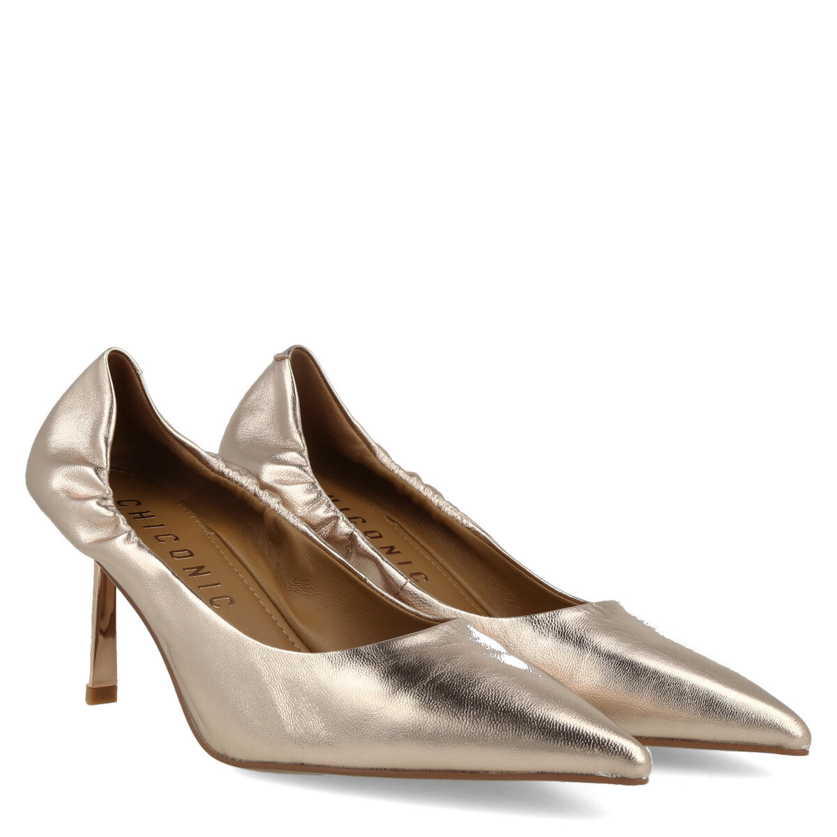 010.01.7MT.RGLD — DECOLTE' IN NAPPA METAL ORO ROSA