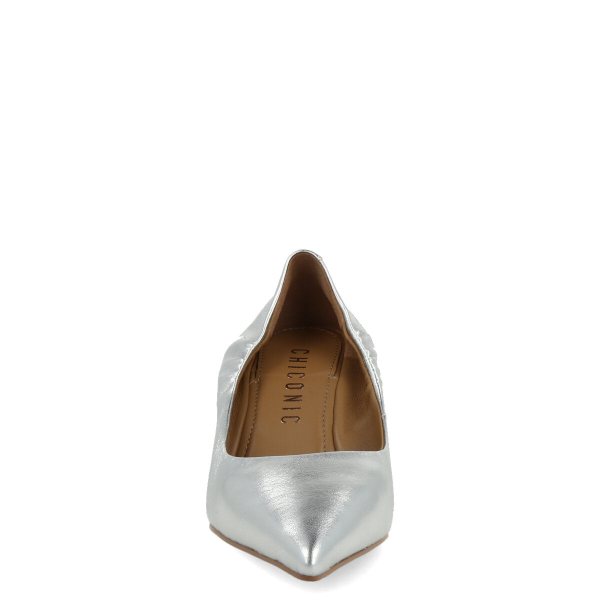 010.01.7MT.SLV — DECOLTE' IN NAPPA METAL ARGENTO