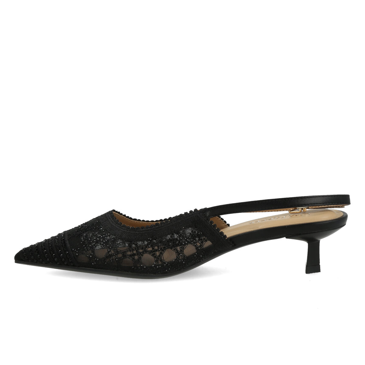 1034.01.7TR.BLK — CHANEL IN TRAFORATO NERO