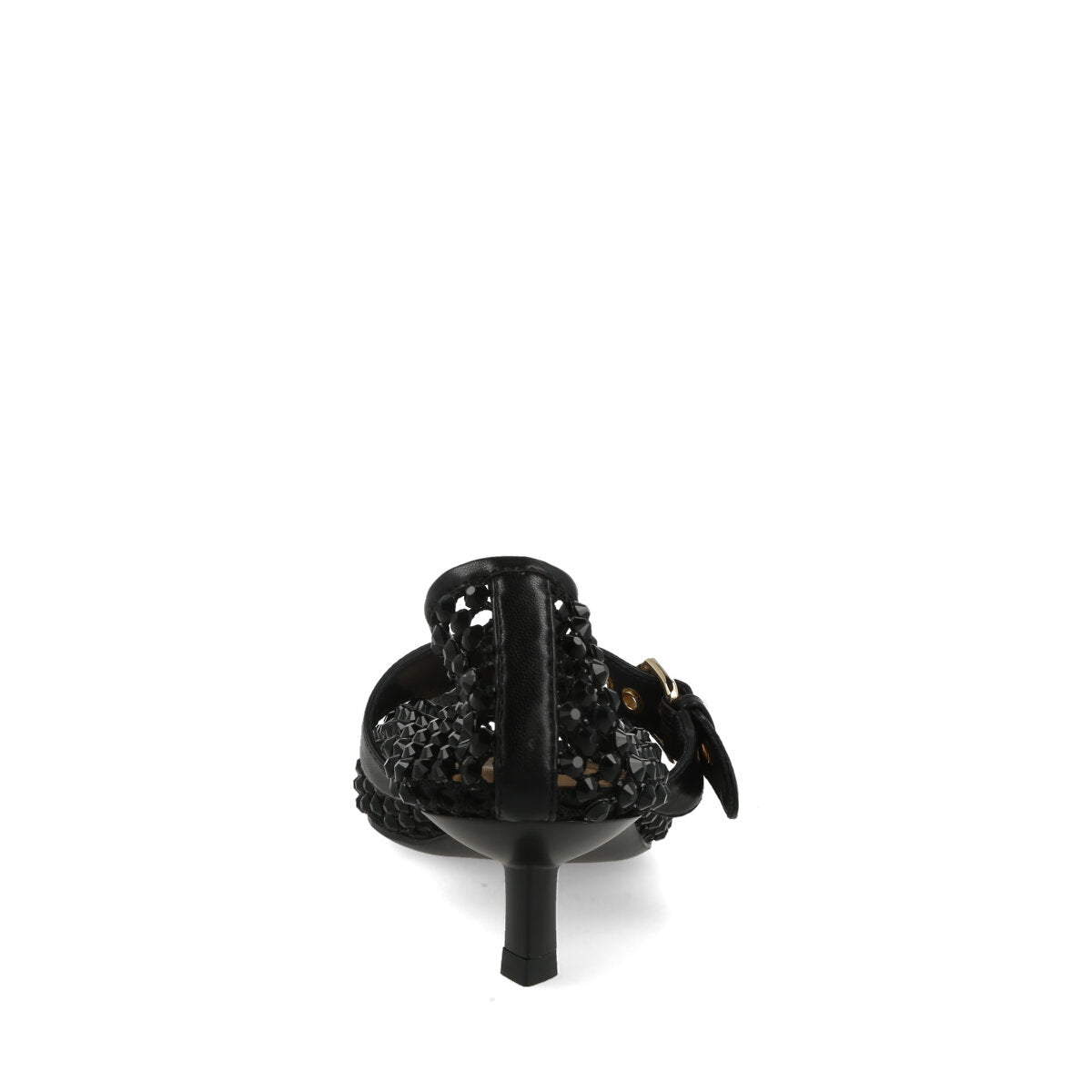 050.01.7STR.BLK — DECOLTE' IN STRASS NERO
