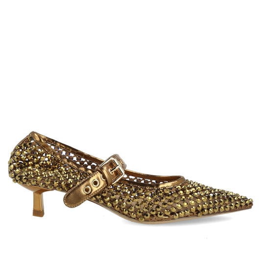 050.01.7STR.BRZ — DECOLTE' IN STRASS BRONZO