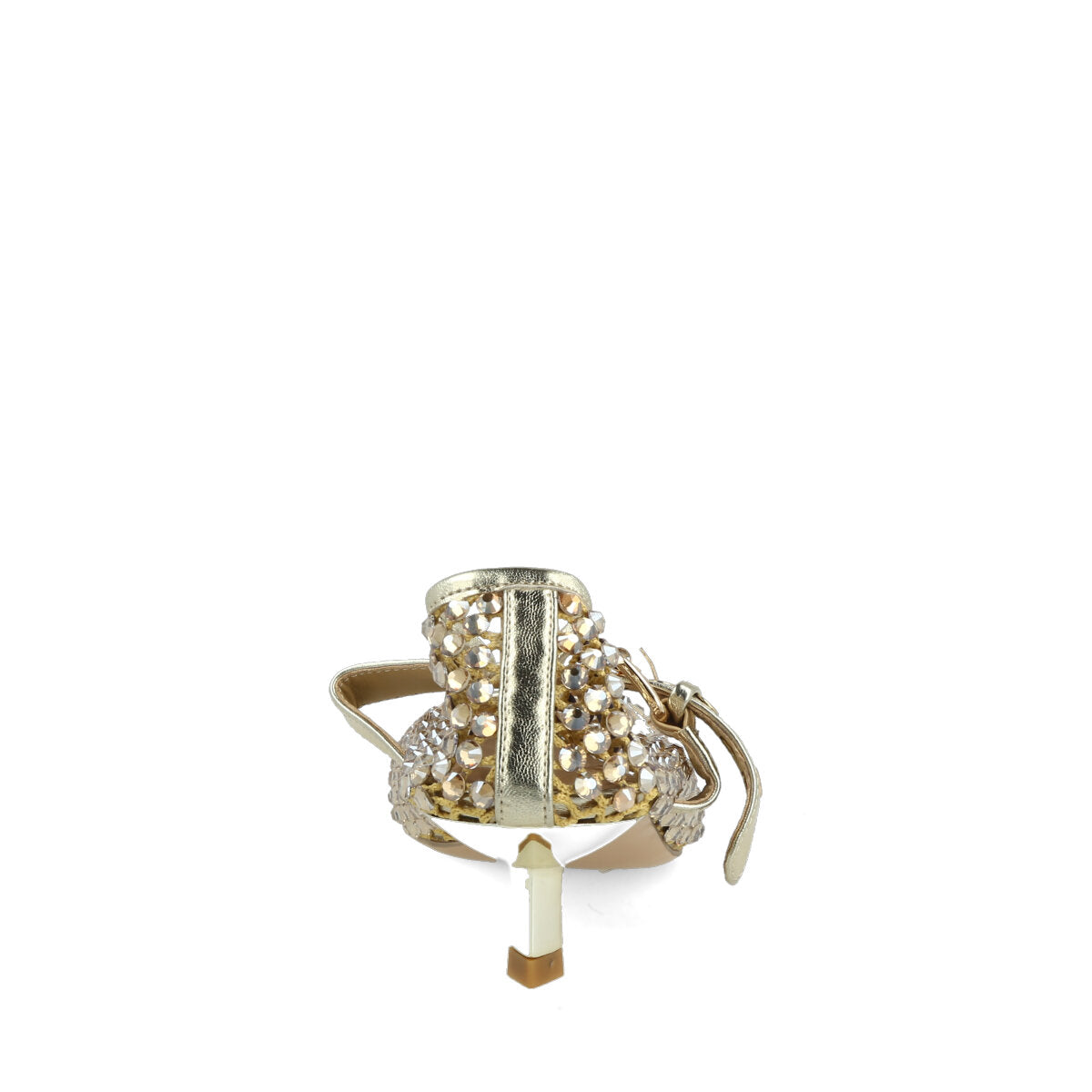 050.01.7STR.LGLD — DECOLTE' IN STRASS ORO