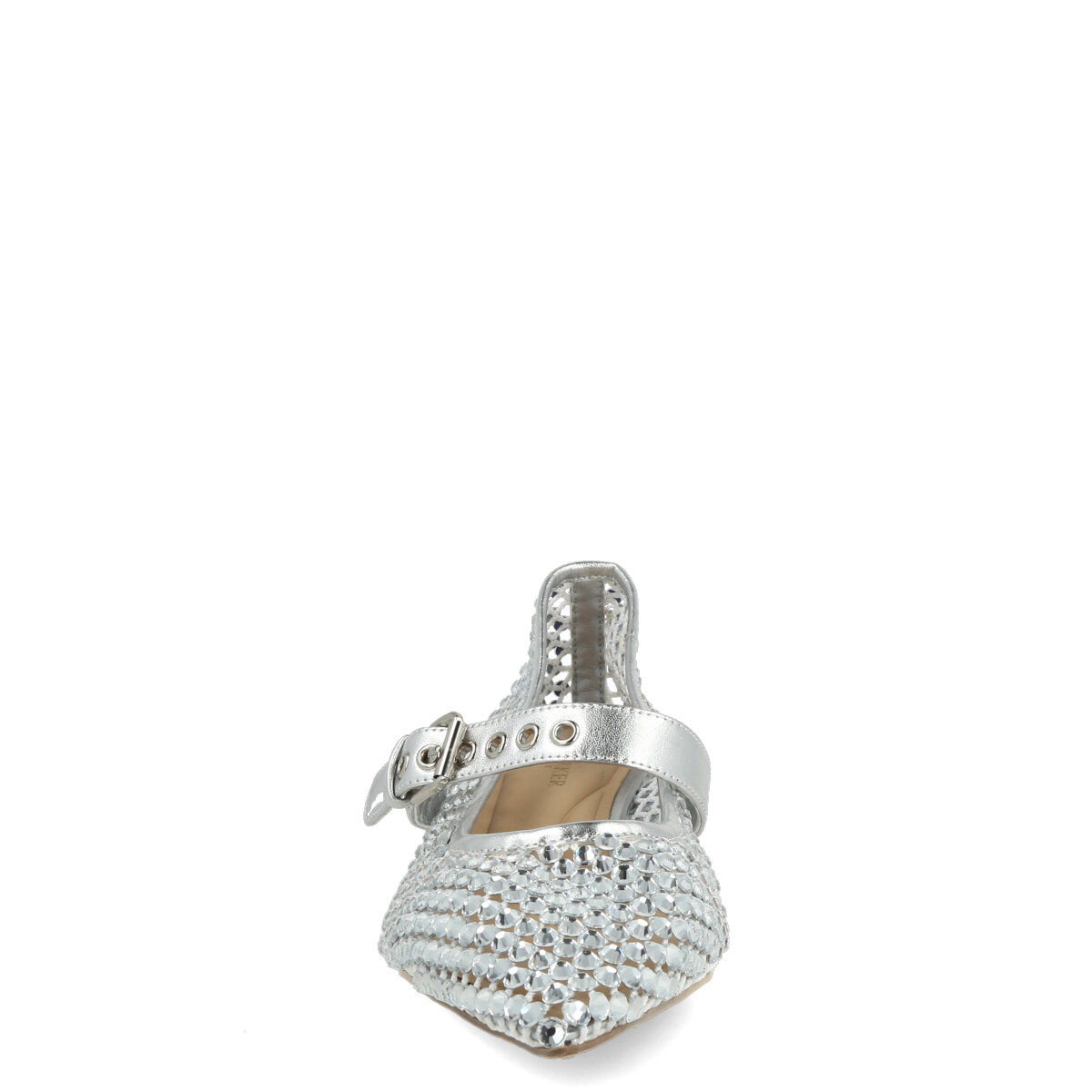 050.01.7STR.SLV — DECOLTE' IN STRASS ARGENTO