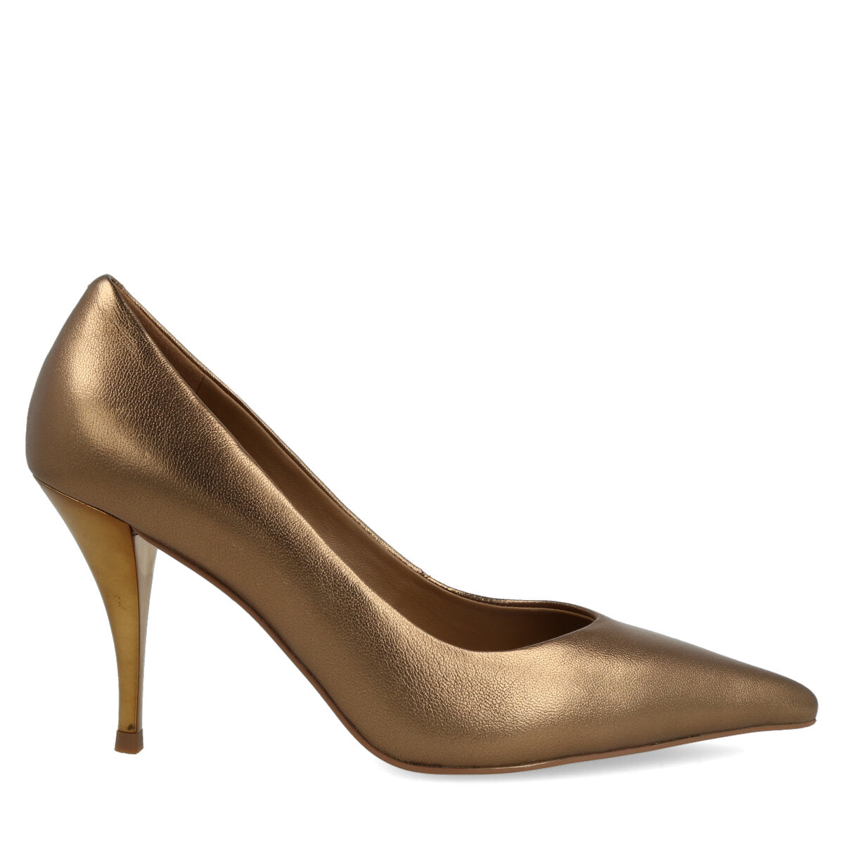 012.01.7MT.BRZ — DECOLTE' IN NAPPA METAL BRONZO