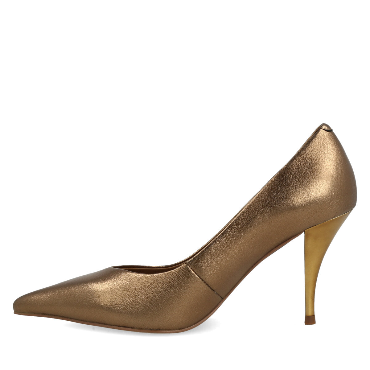 012.01.7MT.BRZ — DECOLTE' IN NAPPA METAL BRONZO