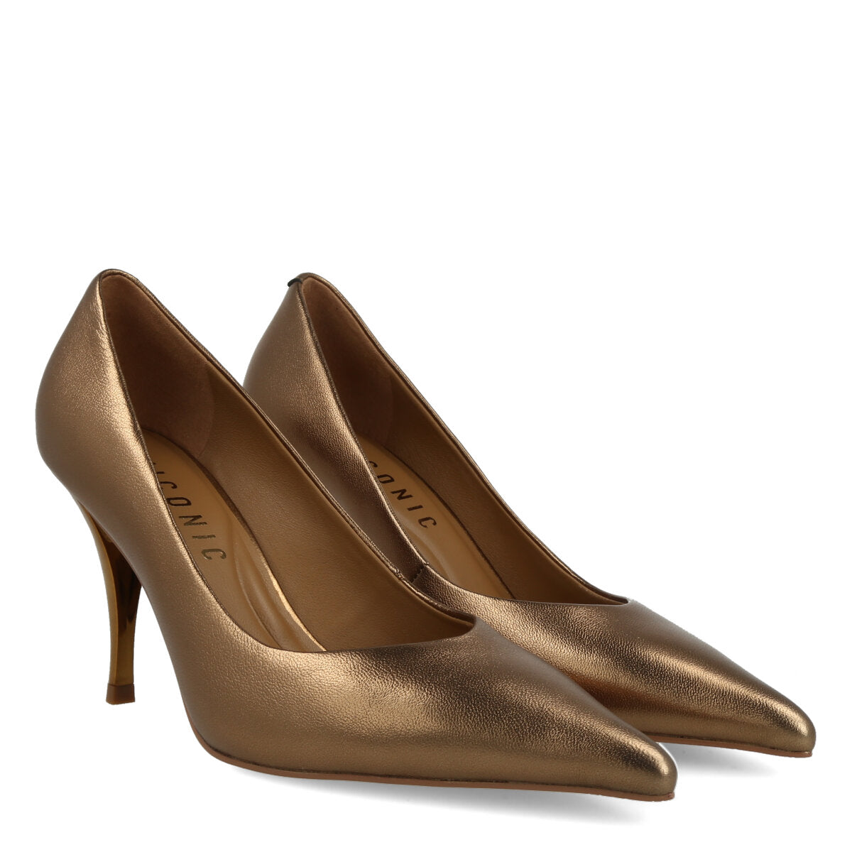 012.01.7MT.BRZ — DECOLTE' IN NAPPA METAL BRONZO