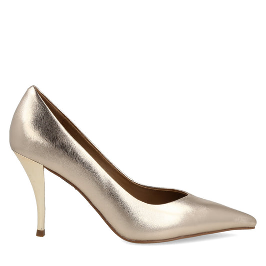 012.01.7MT.RGLD — DECOLTE' IN NAPPA METAL ORO ROSA