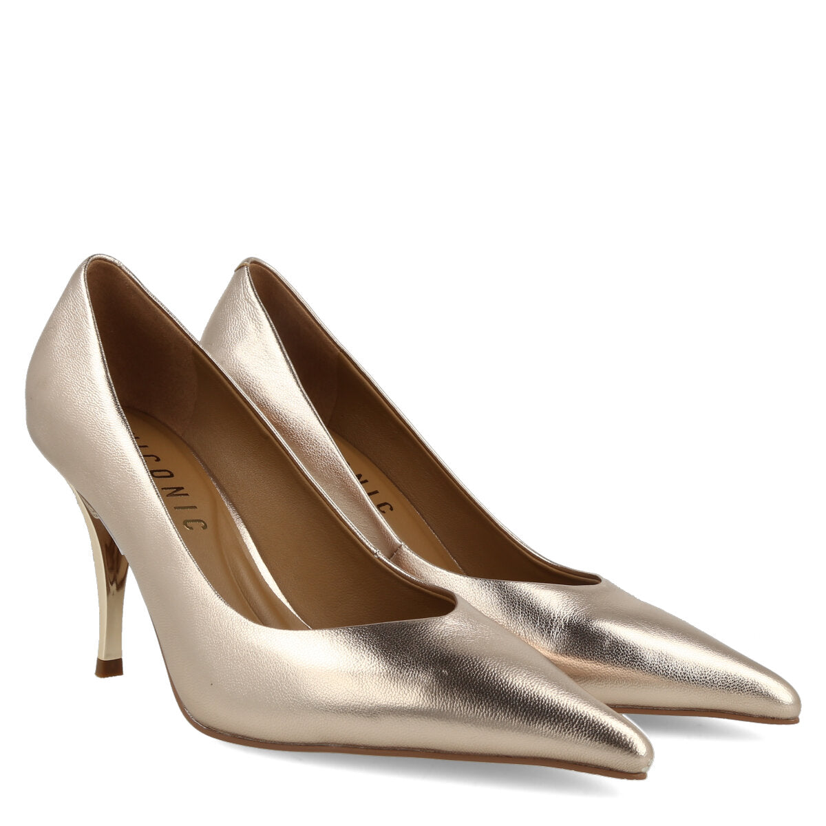 012.01.7MT.RGLD — DECOLTE' IN NAPPA METAL ORO ROSA