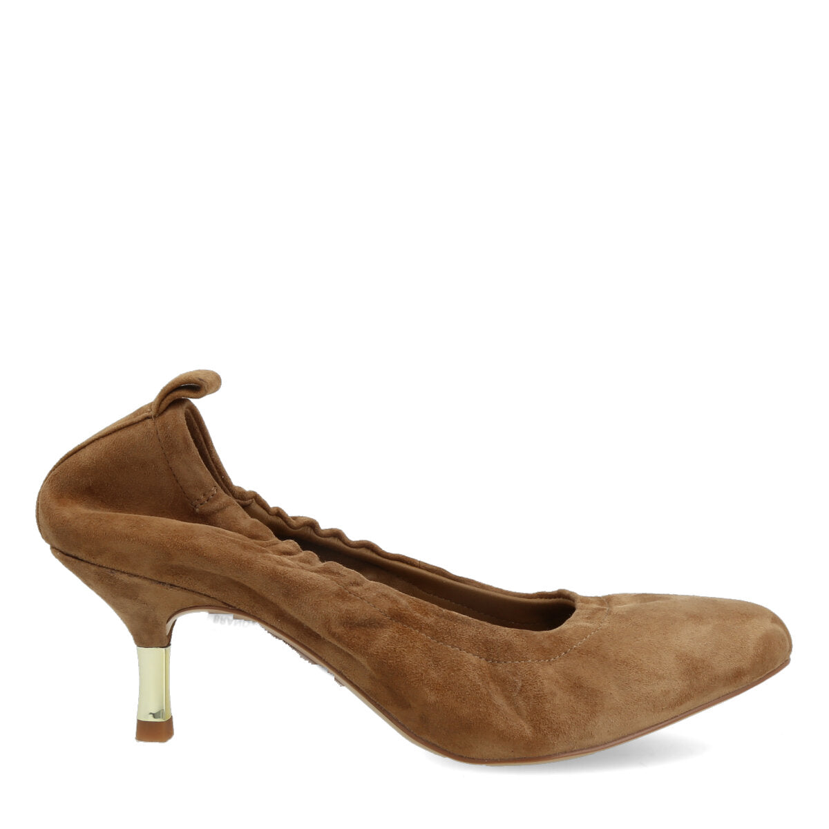 014.01.7CM.CML — DECOLTE' IN CAMOSCIO CAMEL