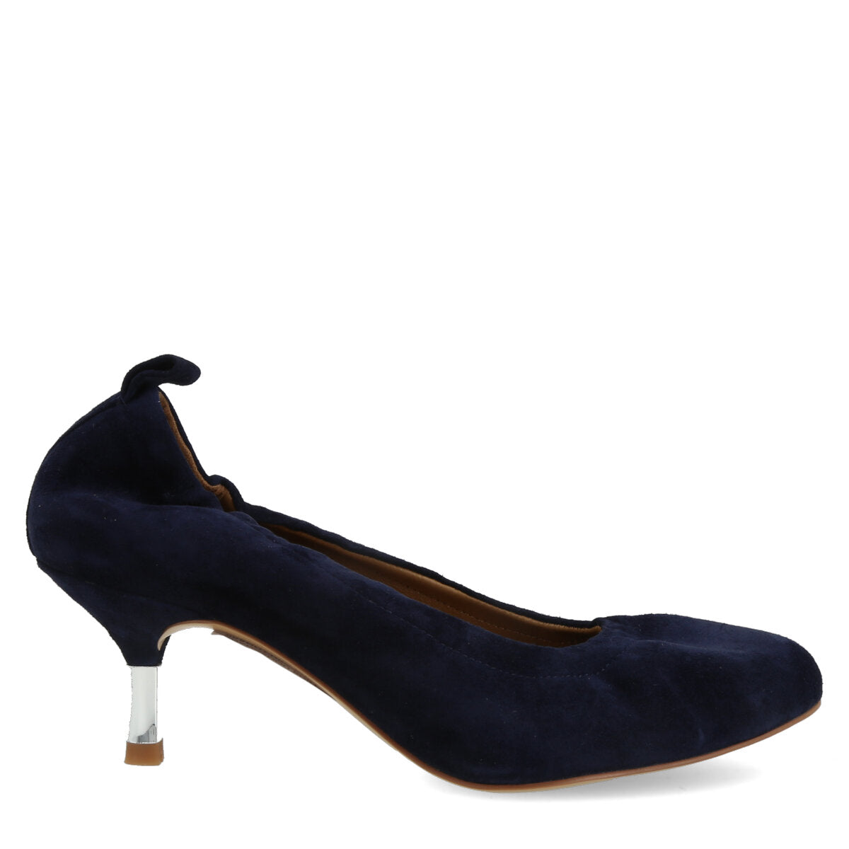 014.01.7CM.NVY — DECOLTE' IN CAMOSCIO NAVY