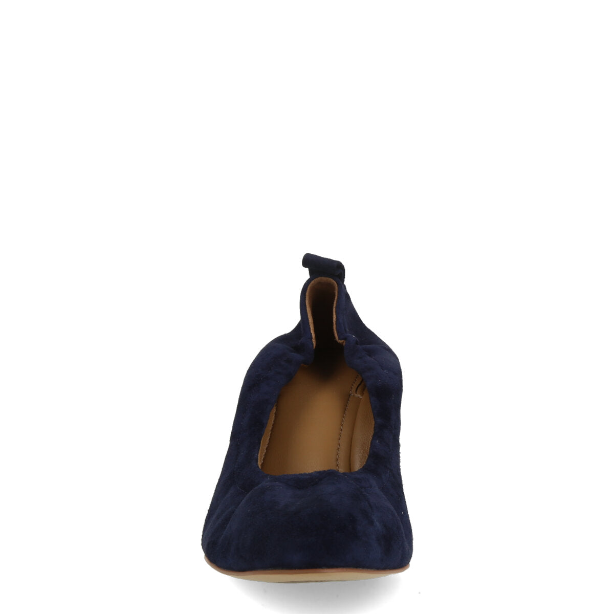 014.01.7CM.NVY — DECOLTE' IN CAMOSCIO NAVY