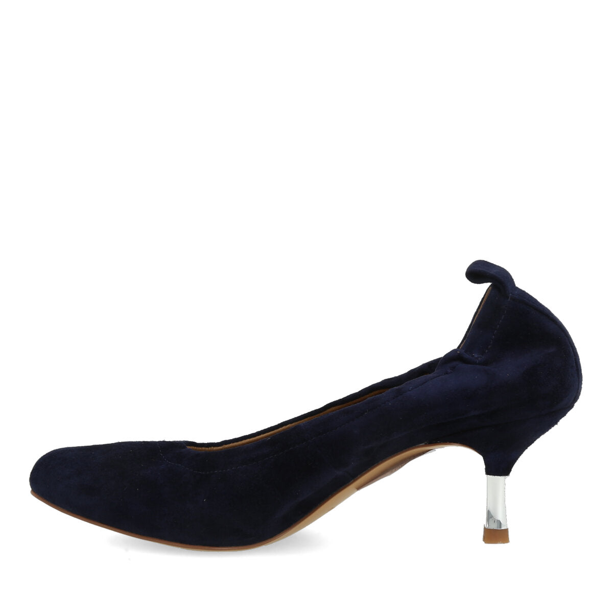 014.01.7CM.NVY — DECOLTE' IN CAMOSCIO NAVY