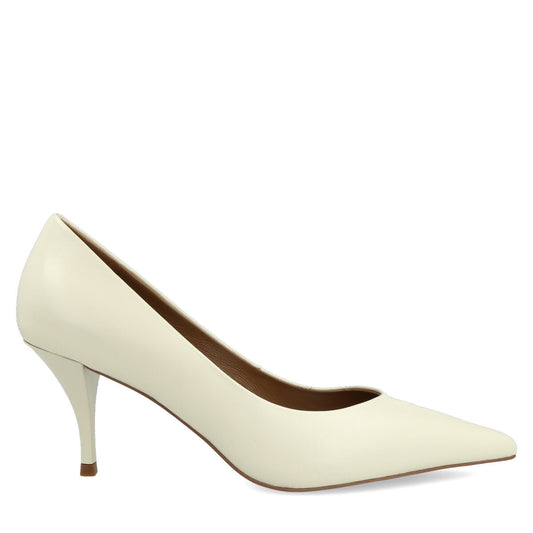 016.01.7CP.OW — DECOLTE' IN CAPRETTO OFF WHITE