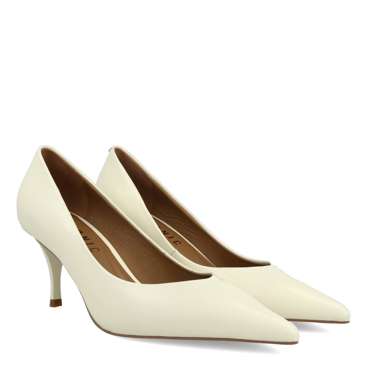 016.01.7CP.OW — DECOLTE' IN CAPRETTO OFF WHITE