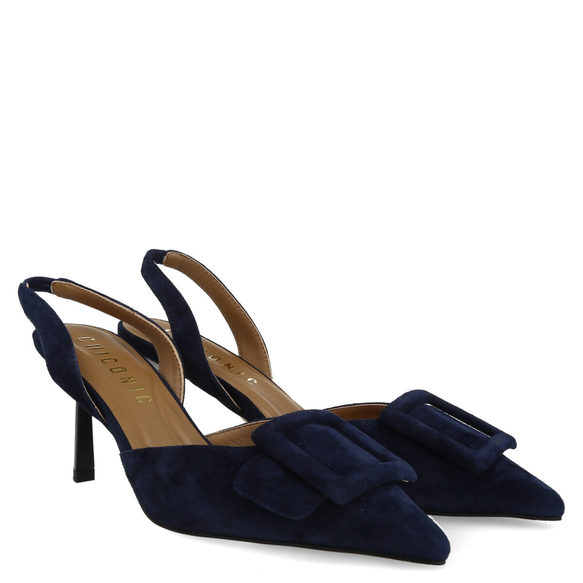 031.01.7CM.NVY — CHANEL IN CAMOSCIO NAVY
