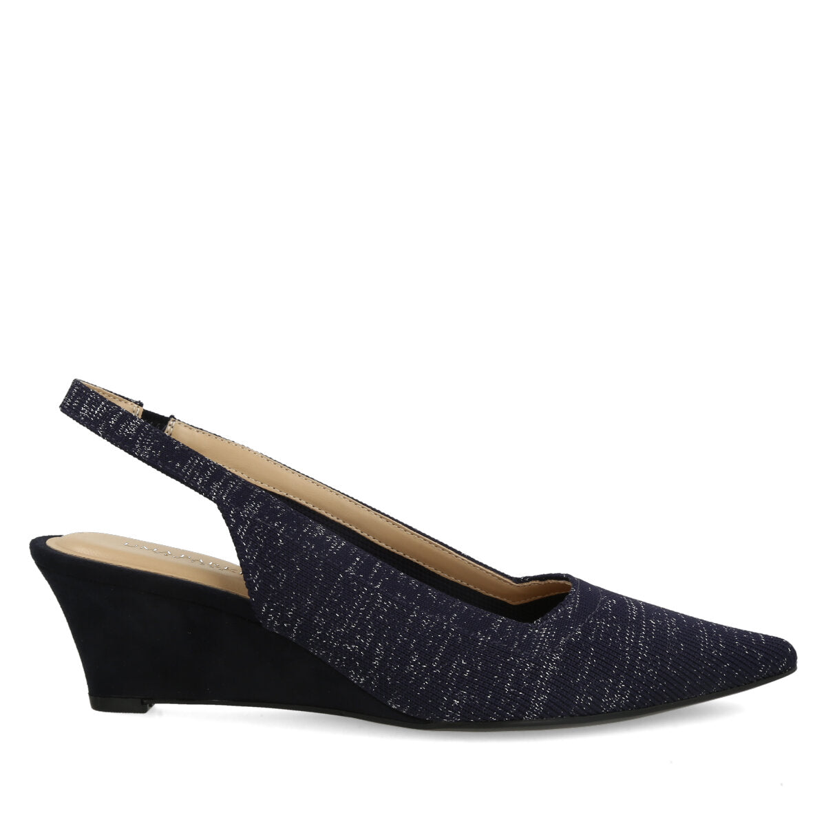 1002.01.7FK.NVYSLV — CHANEL IN FLYKNIT NAVY/ARGENTO