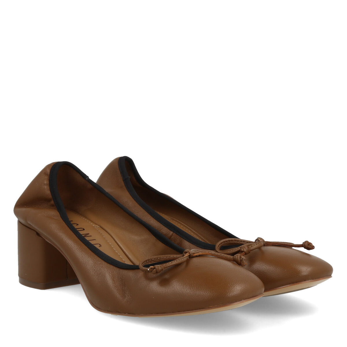 034.01.7NP.LBR — BALLERINA IN NAPPA CUOIO