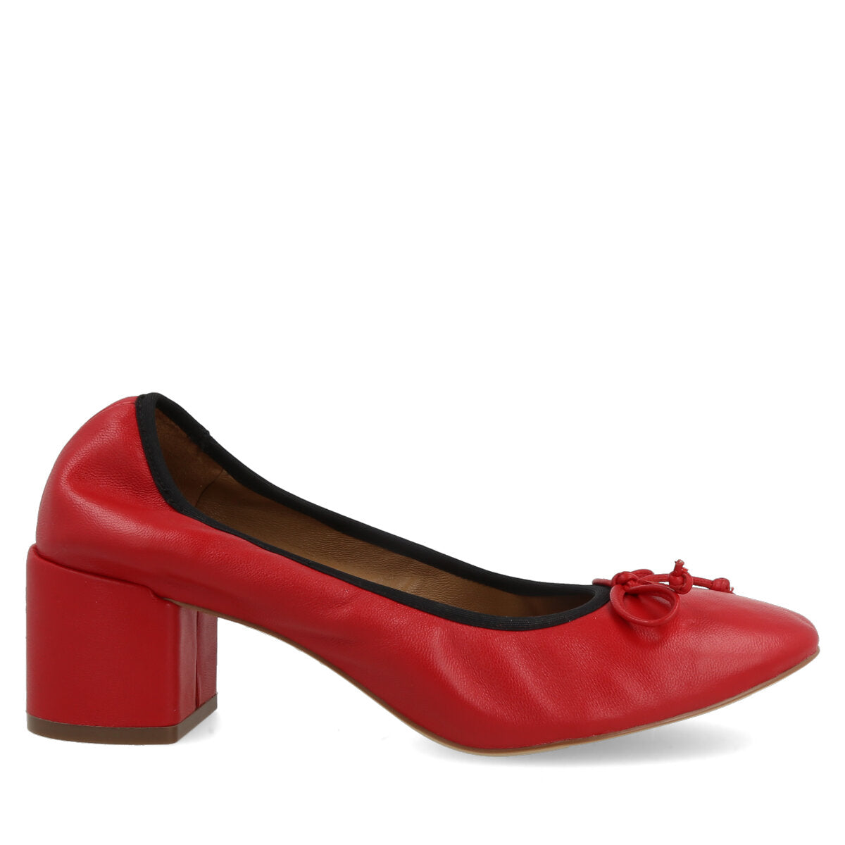 034.01.7NP.RD — BALLERINA IN NAPPA ROSSO