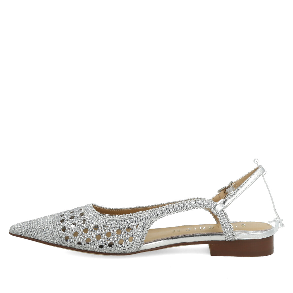 1033.01.7TR.SLV — CHANEL IN TRAFORATO STRASS ARGENTO