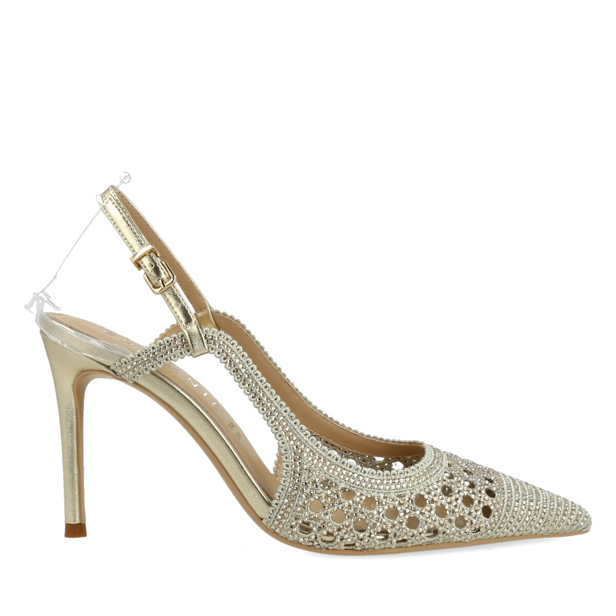 1031.01.7RT.GLD — CHANEL IN TRAFORATO STRASS ORO