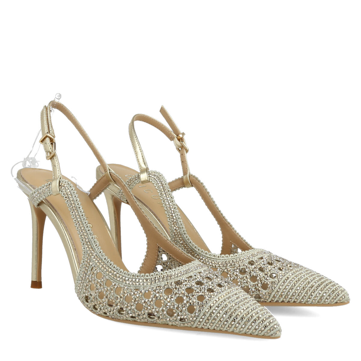 1031.01.7RT.GLD — CHANEL IN TRAFORATO STRASS ORO