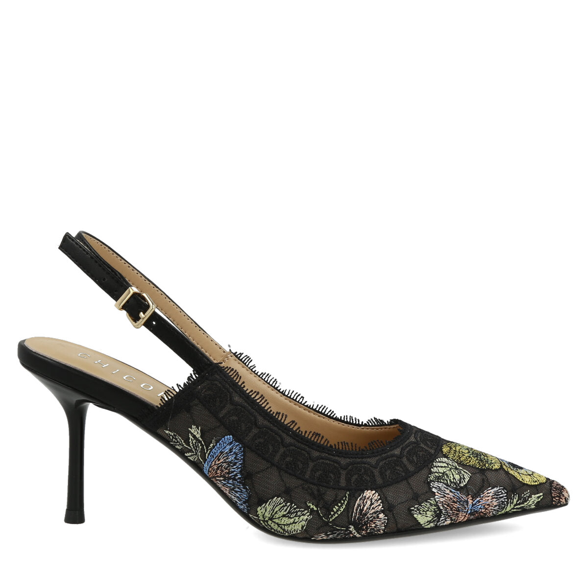 1038.01.7TX.BLK — CHANEL IN TEX RICAMO BTF NERO