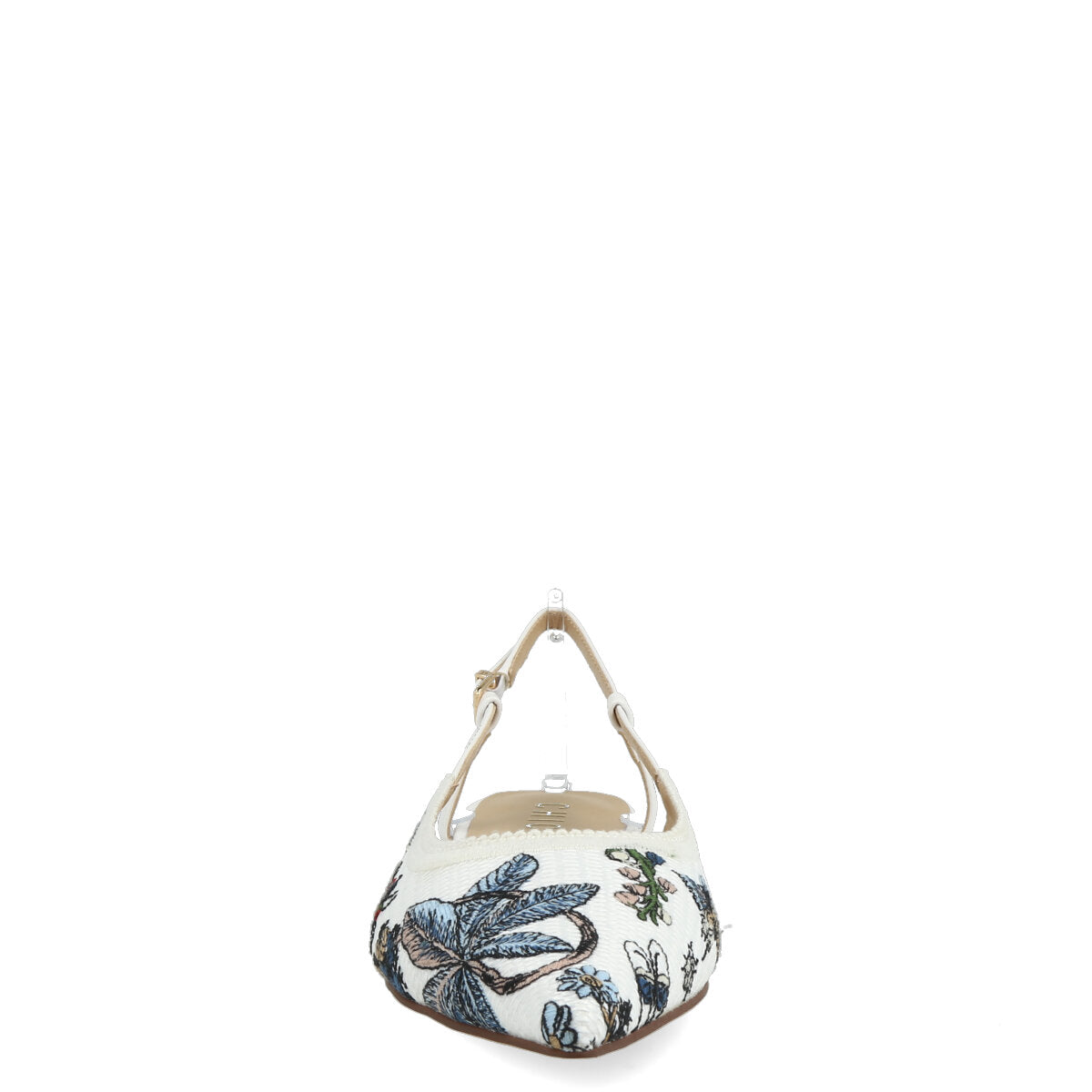 1036.01.7TX.WHT — CHANEL IN TEX RICAMO FLW BIANCO