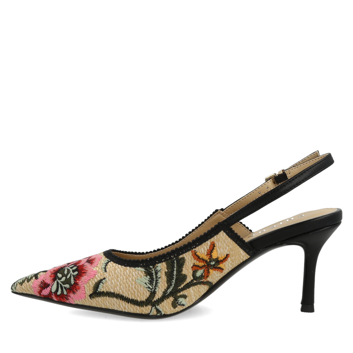 1037.01.7TX.BLK — CHANEL IN TEX RICAMO FLW NERO