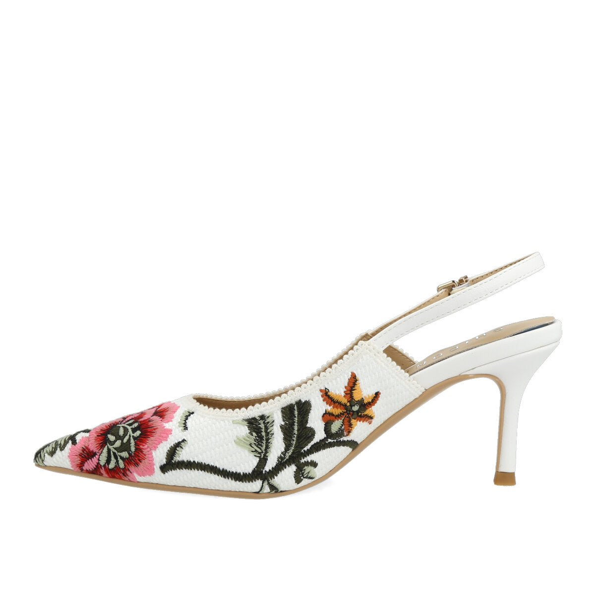 1037.01.7TX.WHT — CHANEL IN TEX RICAMO FLW BIANCO