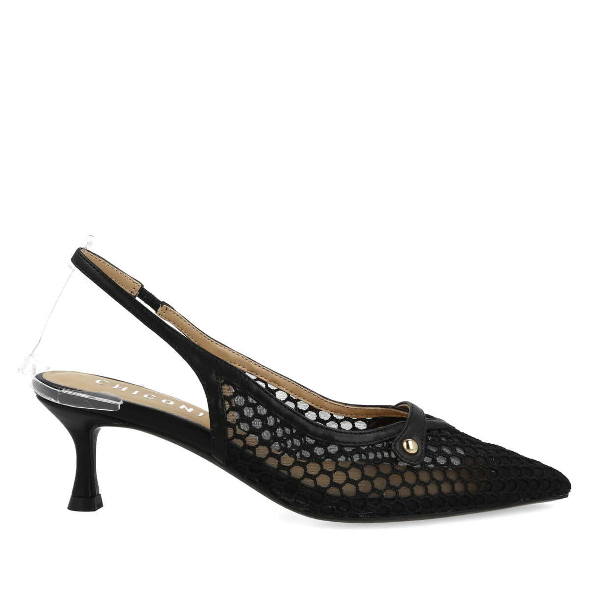 1027.01.7RT.BLK — CHANEL IN RETE NERO