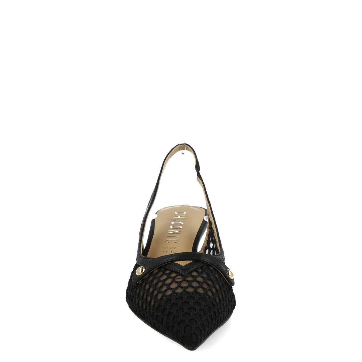 1027.01.7RT.BLK — CHANEL IN RETE NERO